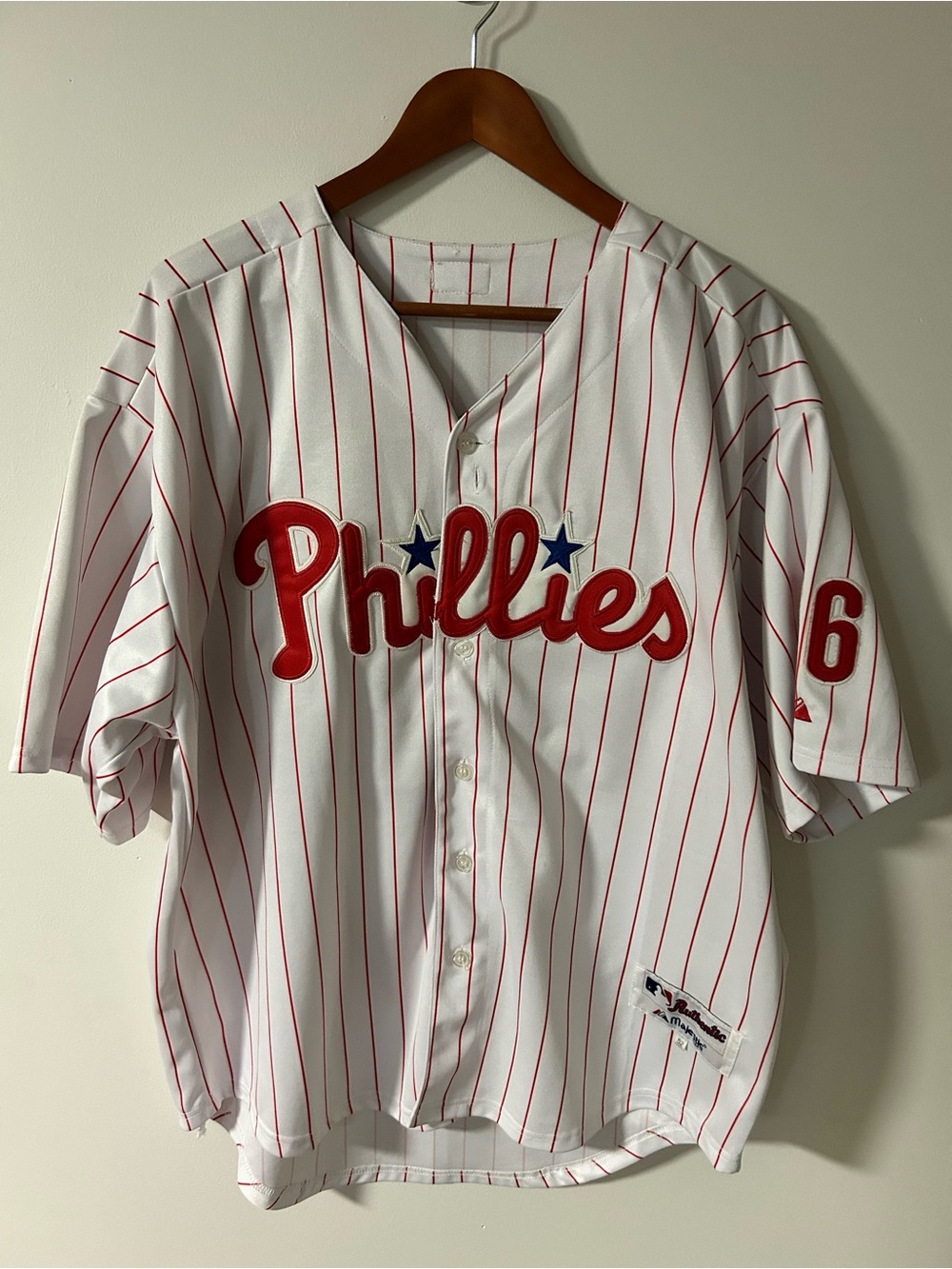 Vintage Authentic Majestic Philadelphia Phillies Chase Utley #26 jersey (52/XXL)